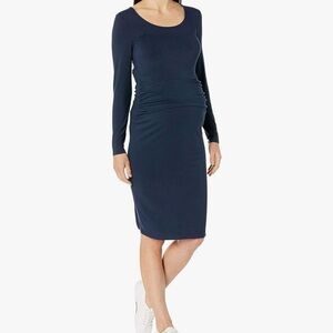 Amazon Essentials Women's Long Sleeve Navy Dress